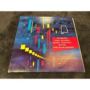 Alabama high school music festival white and blue bands vinyl